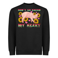 Black western don't go bacon my heart pig Heavyweight Sweatshirt - Artiststas