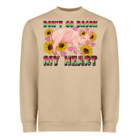 Western Don't Go Bacon My Heart Pig Heavyweight Sweatshirt | Teevron
