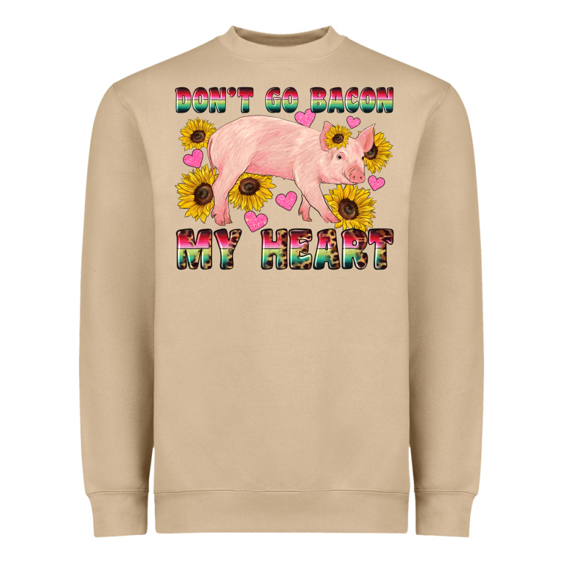 Western Don't Go Bacon My Heart Pig Heavyweight Sweatshirt by Artiststas | Teevron