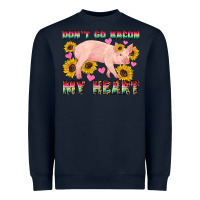 Navy western don't go bacon my heart pig Heavyweight Sweatshirt - Artiststas