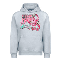 Heather Grey chemo hair dont care Urban Hoodie - CowGirlArtShop