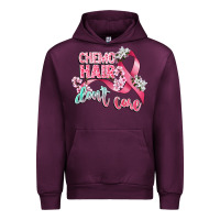 Mauve Wine chemo hair dont care Urban Hoodie - CowGirlArtShop