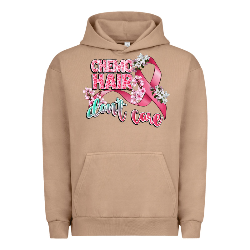 Chemo Hair Dont Care Urban Hoodie by CowGirlArtShop | Teevron