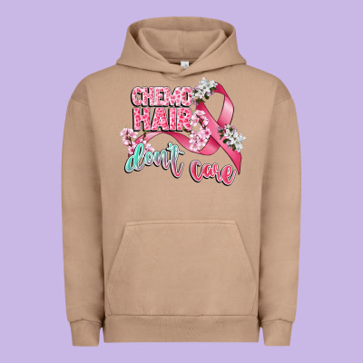 Chemo Hair Dont Care Urban Hoodie Designed By Cowgirlartshop