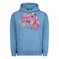 Pigment Pebble Blue chemo hair dont care Urban Hoodie - CowGirlArtShop