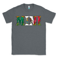 Charcoal Heather mexican flag mini Classic Tee - Jasminsmagicworld