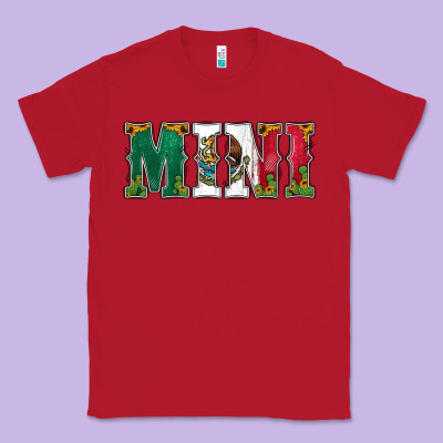 Mexican Flag Mini Classic Tee Designed By Jasminsmagicworld
