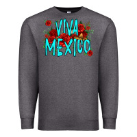 Charcoal Heather viva mexico long live mexico Premium Sweatshirt - Jasminsmagicworld