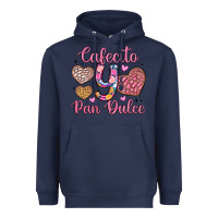 Navy cafecito y pan dulce Heavyweight Hoodie - Artiststas