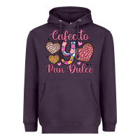 Plum cafecito y pan dulce Heavyweight Hoodie - Artiststas