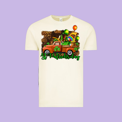 St Patricks Day Loads Of Truck Vintage Tee Designed By Adodesignshop