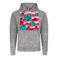Cloud Rock valentines day turquoise gemstone  and hearts Vintage Hoodie - BundleAndBundleShop