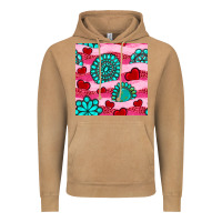 Vintage Camel valentines day turquoise gemstone  and hearts Vintage Hoodie - BundleAndBundleShop