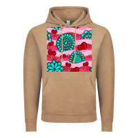 Vintage Coffee valentines day turquoise gemstone  and hearts Vintage Hoodie - BundleAndBundleShop