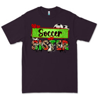 Plum soccer sister with leopard Premium Tee - Zillion Design Studio