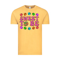 Vintage Mustard sweet to be candy Vintage Tee - AdoDesignShop