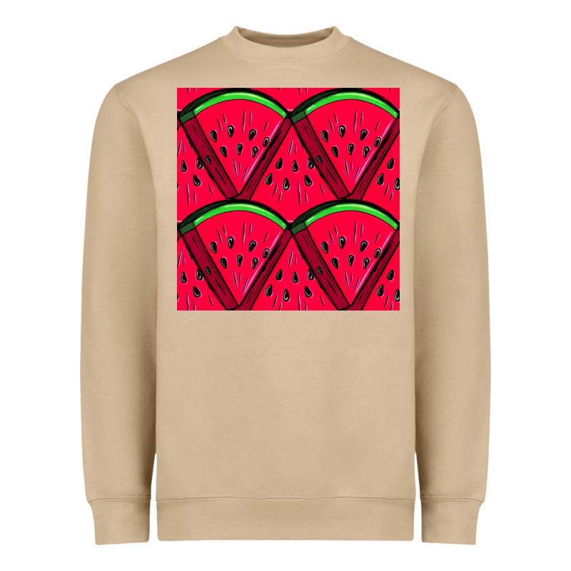 Watermelon Slices Seamless Pattern Heavyweight Sweatshirt by BundleAndBundleShop | Teevron
