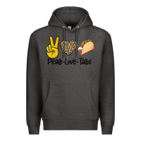Charcoal Heather Peare Love Tacos Premium Hoodie - Bettercallsaul