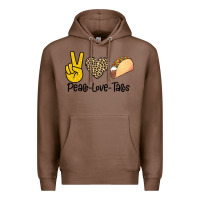 Chestnut Peare Love Tacos Premium Hoodie - Bettercallsaul