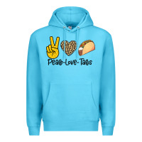 Ocean Blue Peare Love Tacos Premium Hoodie - Bettercallsaul