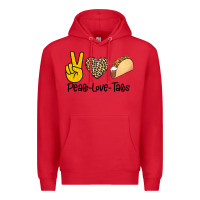 Red Peare Love Tacos Premium Hoodie - Bettercallsaul