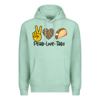 Seafoam Peare Love Tacos Premium Hoodie - Bettercallsaul