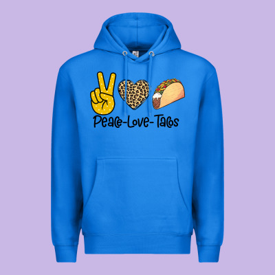 Peare Love Tacos Premium Hoodie Designed By Bettercallsaul