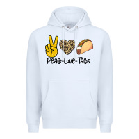 White Peare Love Tacos Premium Hoodie - Bettercallsaul