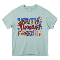 Arona faith family freedom Heavy Core Tee - texasbilliewilder