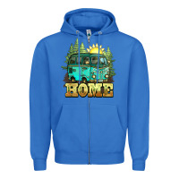 True Royal camping caravan home Zipper Hoodie - NancyCooperArtShop