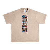 French Oak usa flag and western patterns  penwraps Urban Heavy Tee - Artiststas