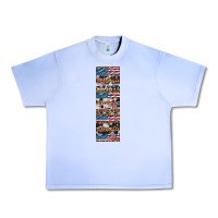 Grape Ice usa flag and western patterns  penwraps Urban Heavy Tee - Artiststas
