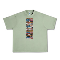 Oil Green usa flag and western patterns  penwraps Urban Heavy Tee - Artiststas