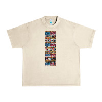 Sandshell usa flag and western patterns  penwraps Urban Heavy Tee - Artiststas