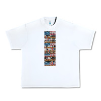 White usa flag and western patterns  penwraps Urban Heavy Tee - Artiststas