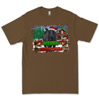 Cacao merry christmas black angus cattle and farm Premium Tee - RanaPortraitStore