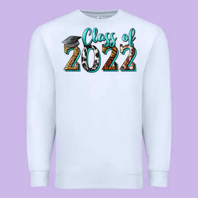 Class Of 2022 Graduation Premium Sweatshirt Designed By Barkaloodesign