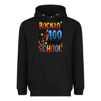 Black rockin' 100 days of school Heavyweight Hoodie - Artiststas