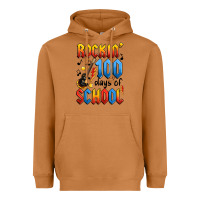 Rockin' 100 Days Of School Heavyweight Hoodie | Teevron