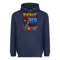 Navy rockin' 100 days of school Heavyweight Hoodie - Artiststas