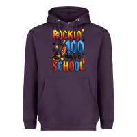 Plum rockin' 100 days of school Heavyweight Hoodie - Artiststas