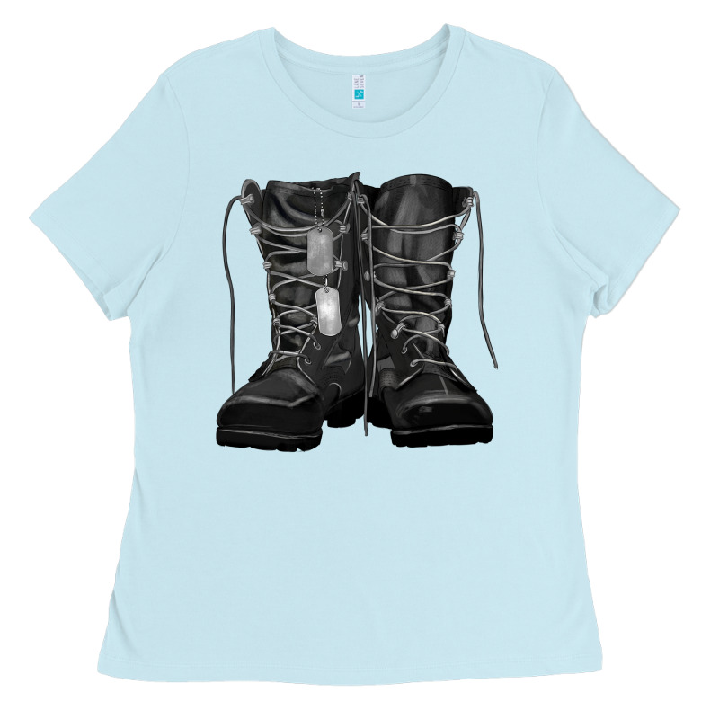 Soldier Boots Ladies Tee by RanaPortraitStore | Teevron
