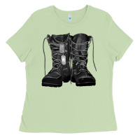 Matcha soldier boots Ladies Tee - RanaPortraitStore