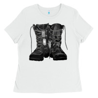 White soldier boots Ladies Tee - RanaPortraitStore