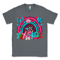 Charcoal Heather xo xo rainbow valentine Classic Tee - NancyCooperArtShop
