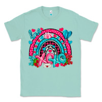 Seafoam xo xo rainbow valentine Classic Tee - NancyCooperArtShop