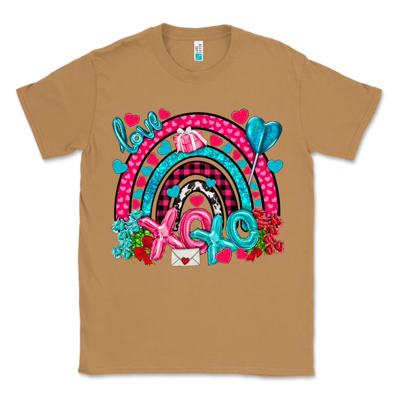 Xo Xo Rainbow Valentine Classic Tee by NancyCooperArtShop | Teevron