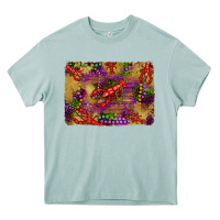 Arona mardi gras crawfısh leopard wood and glitter background Heavy Core Tee - Artiststas