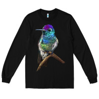 Black Rivoli`s Hummingbird Long Sleeve Tee - LillyAllenDesigns