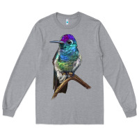 Heather Grey Rivoli`s Hummingbird Long Sleeve Tee - LillyAllenDesigns